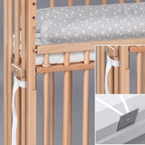 babybay® Natural Varnished Boxspring Comfort Plus Co-sleeper