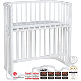 babybay® White Varnished Boxspring Comfort Plus Co-sleeper