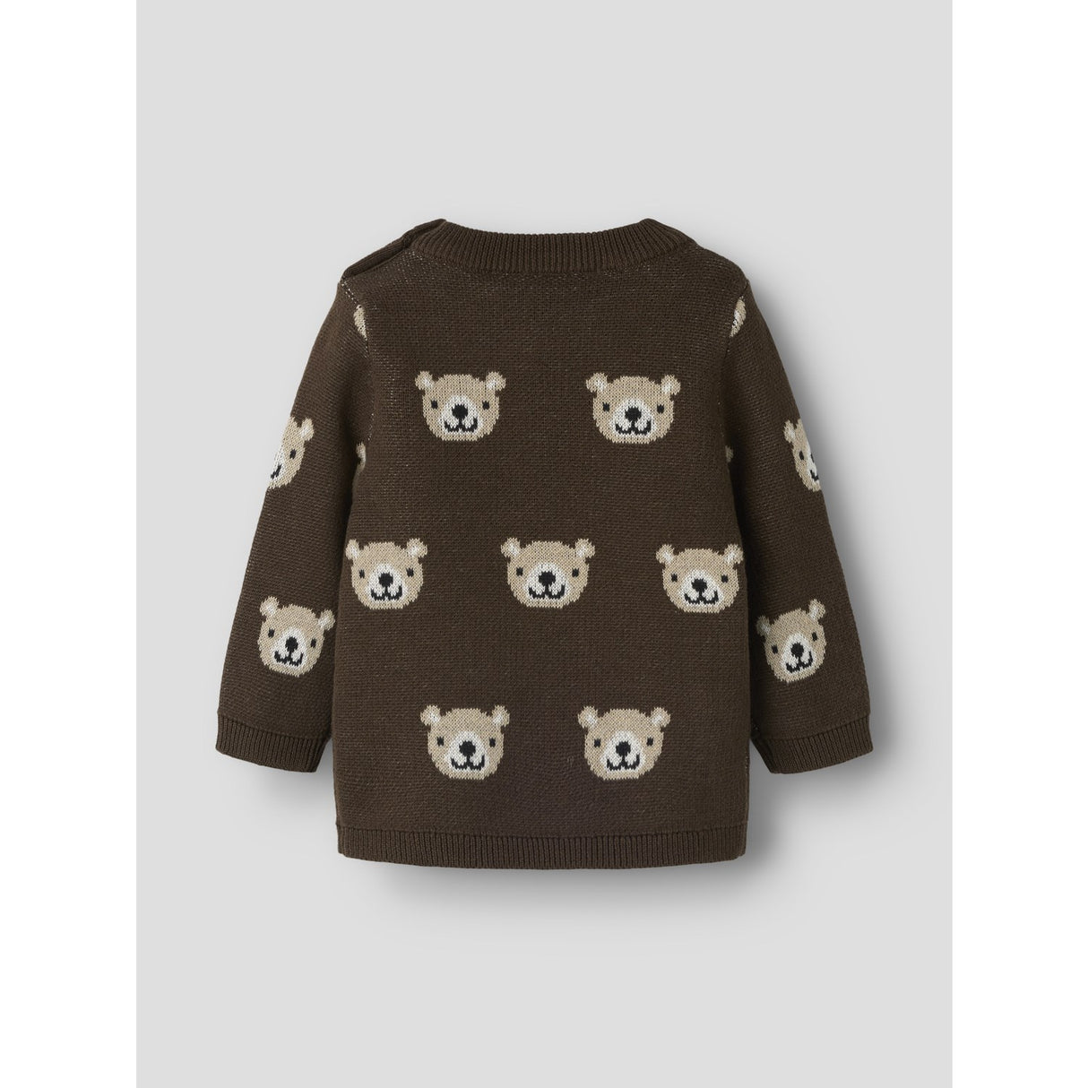 Name It Chocolate Brown Nbmneil Ls Strik Top