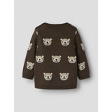 Name It Chocolate Brown Nbmneil Ls Strik Top