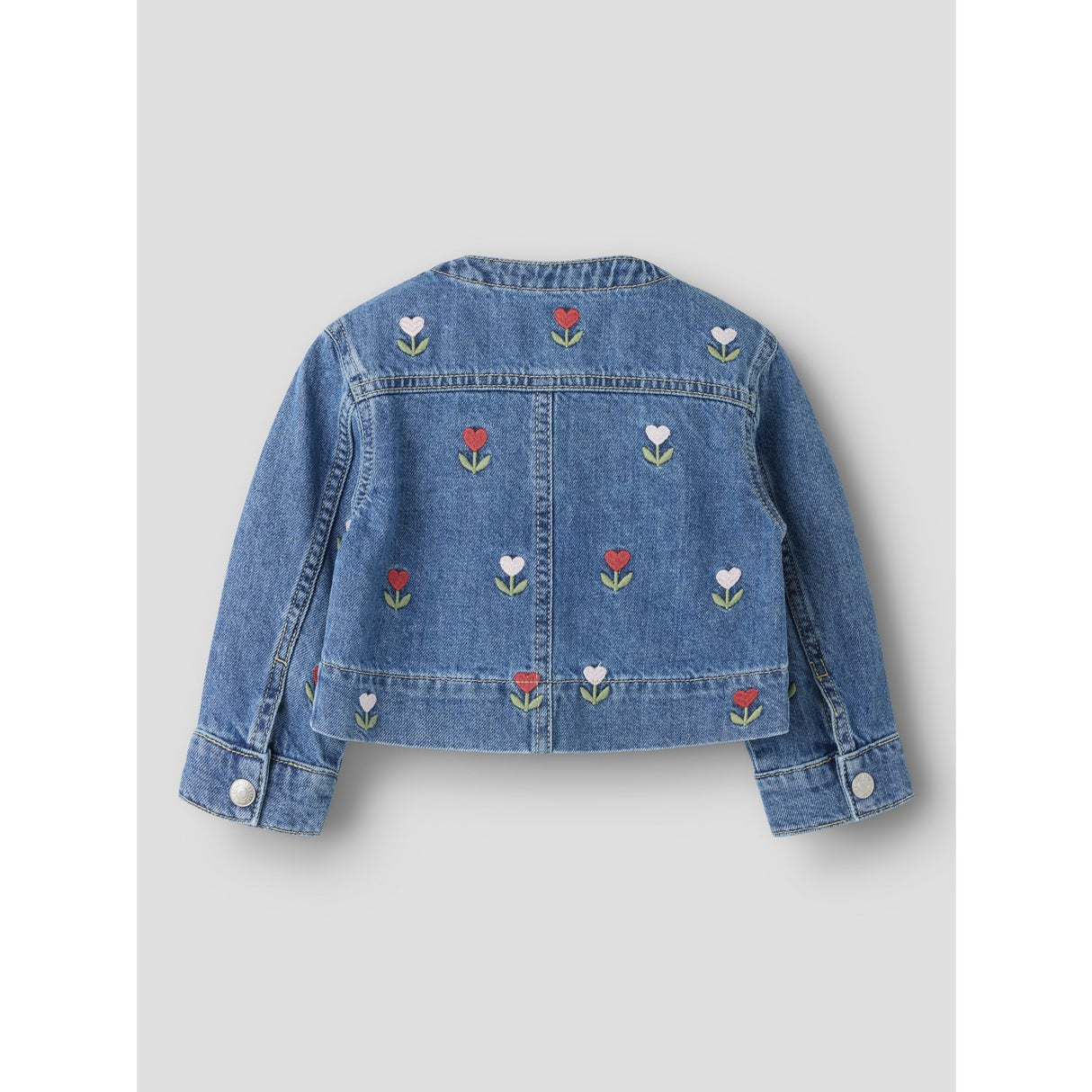 Name It Medium Blue Denim Embroided Nmfmalo Dnm Emb Jakke 5526-Bp