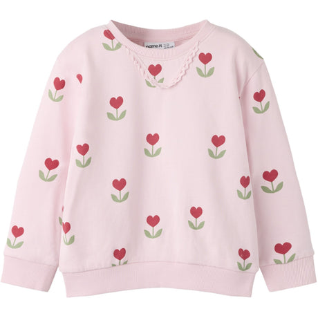 Name It Parfait Pink Nmfnancy Ls Nreg Swe Bru