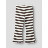 Name It Chocolate Brown Cloud Dancer Nmfnilje Bootcut Leggings