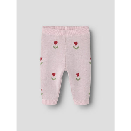 Name It Parfait Pink Nbfnela Strik Bukser
