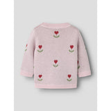 Name It Parfait Pink Nbfnela Ls Strik Top