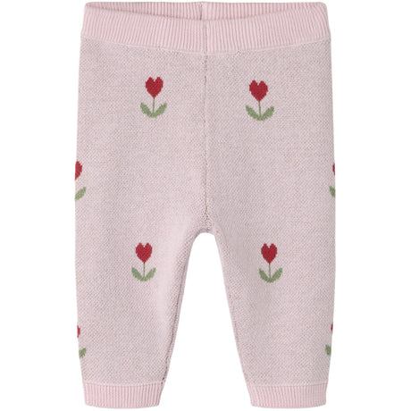 Name It Parfait Pink Nbfnela Strik Bukser