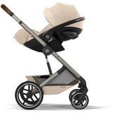 Cybex Almond Beige Balios S Lux Tpe Inklusiv Foldbar Cot