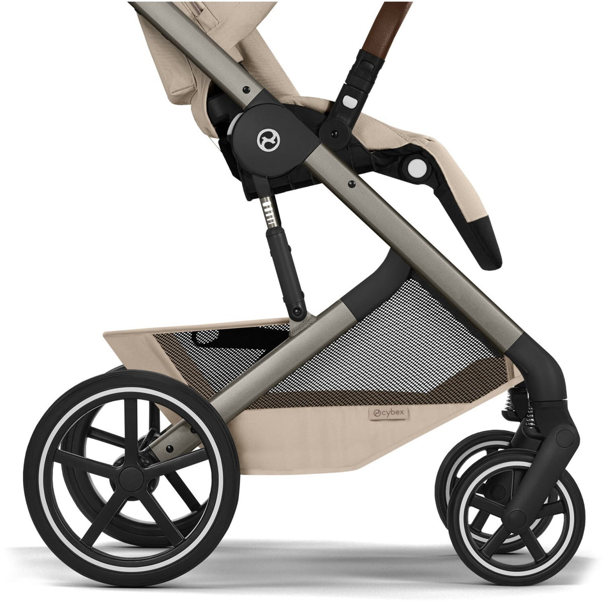 Cybex Almond Beige Balios S Lux Tpe Inklusiv Foldbar Cot