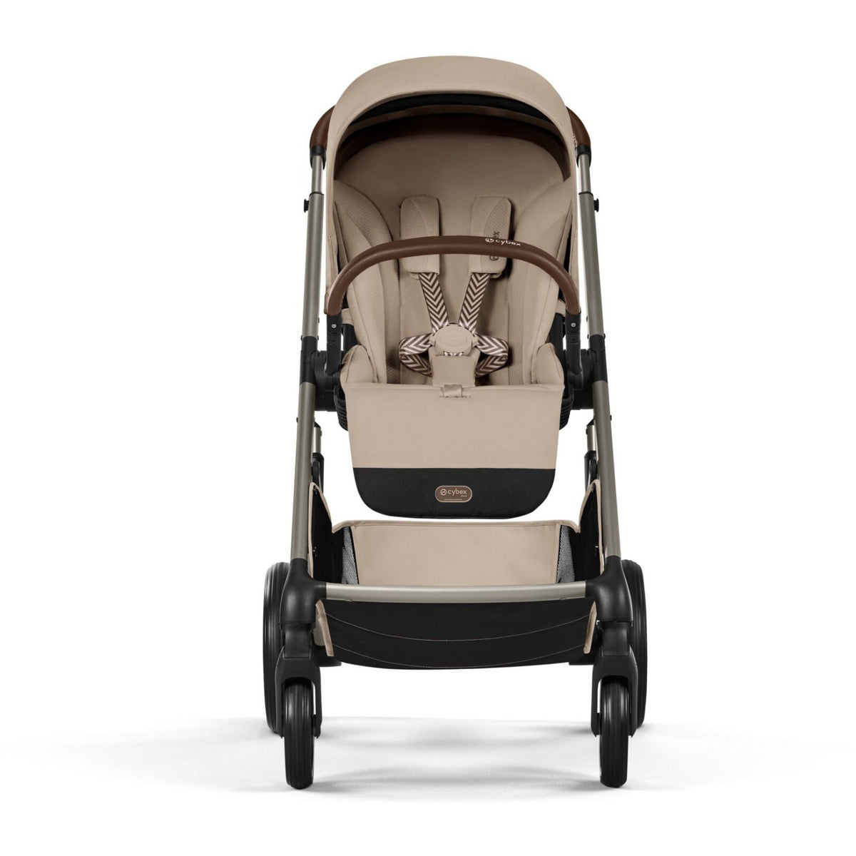 Cybex Almond Beige Balios S Lux Tpe Inklusiv Foldbar Cot