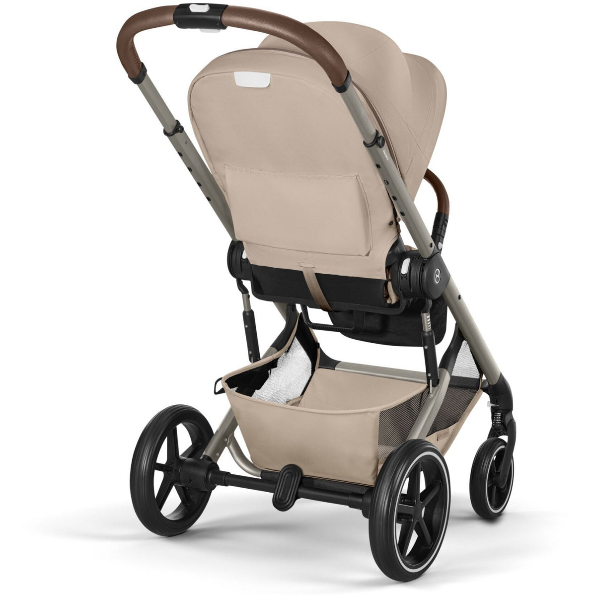 Cybex Almond Beige Balios S Lux Tpe Inklusiv Foldbar Cot