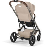 Cybex Almond Beige Balios S Lux Tpe Inklusiv Foldbar Cot