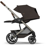 Cybex Chocolate Brown Balios S Lux Tpe Inklusiv Foldbar Liggedel