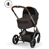 Cybex Chocolate Brown Balios S Lux Tpe Inklusiv Foldbar Liggedel