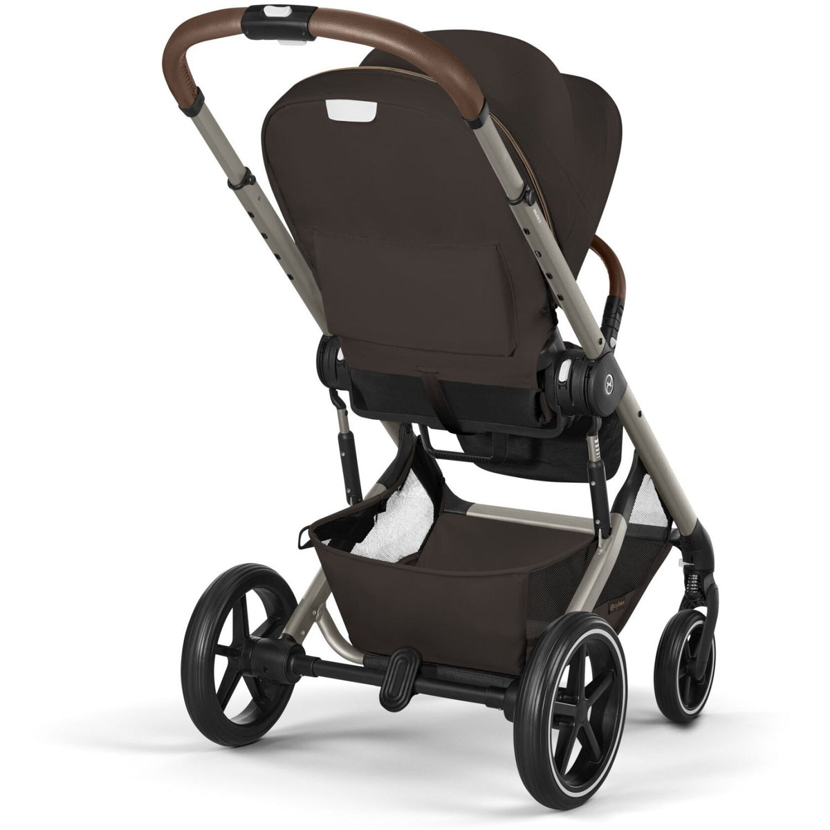Cybex Chocolate Brown Balios S Lux Tpe Inklusiv Foldbar Liggedel