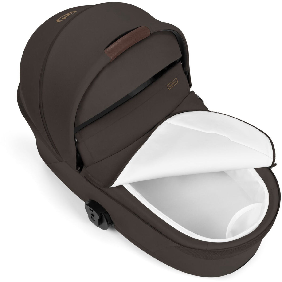 Cybex Chocolate Brown Balios S Lux Tpe Inklusiv Foldbar Liggedel