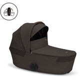 Cybex Chocolate Brown Balios S Lux Tpe Inklusiv Foldbar Liggedel