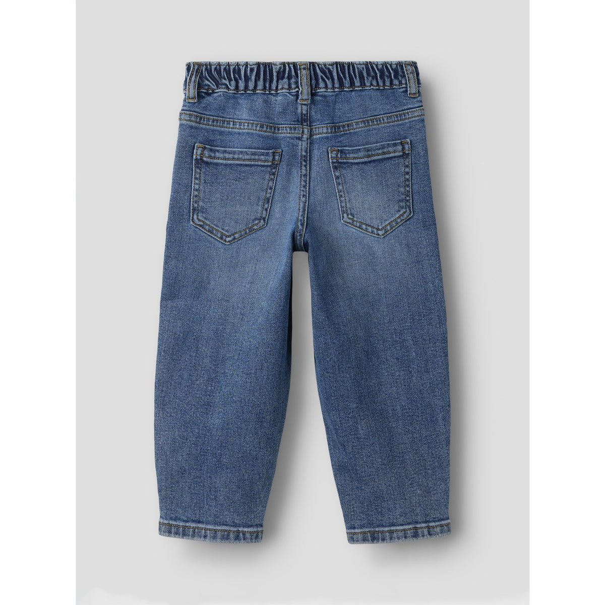 Name It Medium Blue Denim Nmfbella Barrel Jeans 3008-Bc Bf