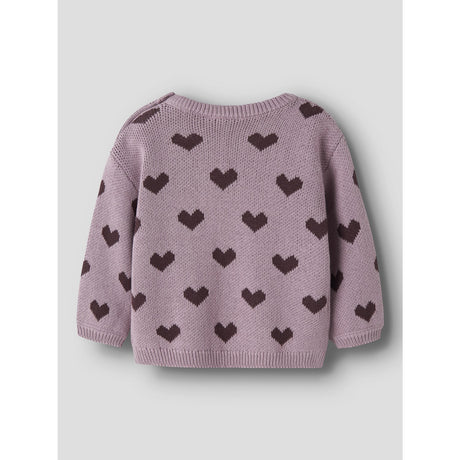 Name It Mauve Shadows Hearts In Catawba Grape Nbfoana Ls Strik Æske