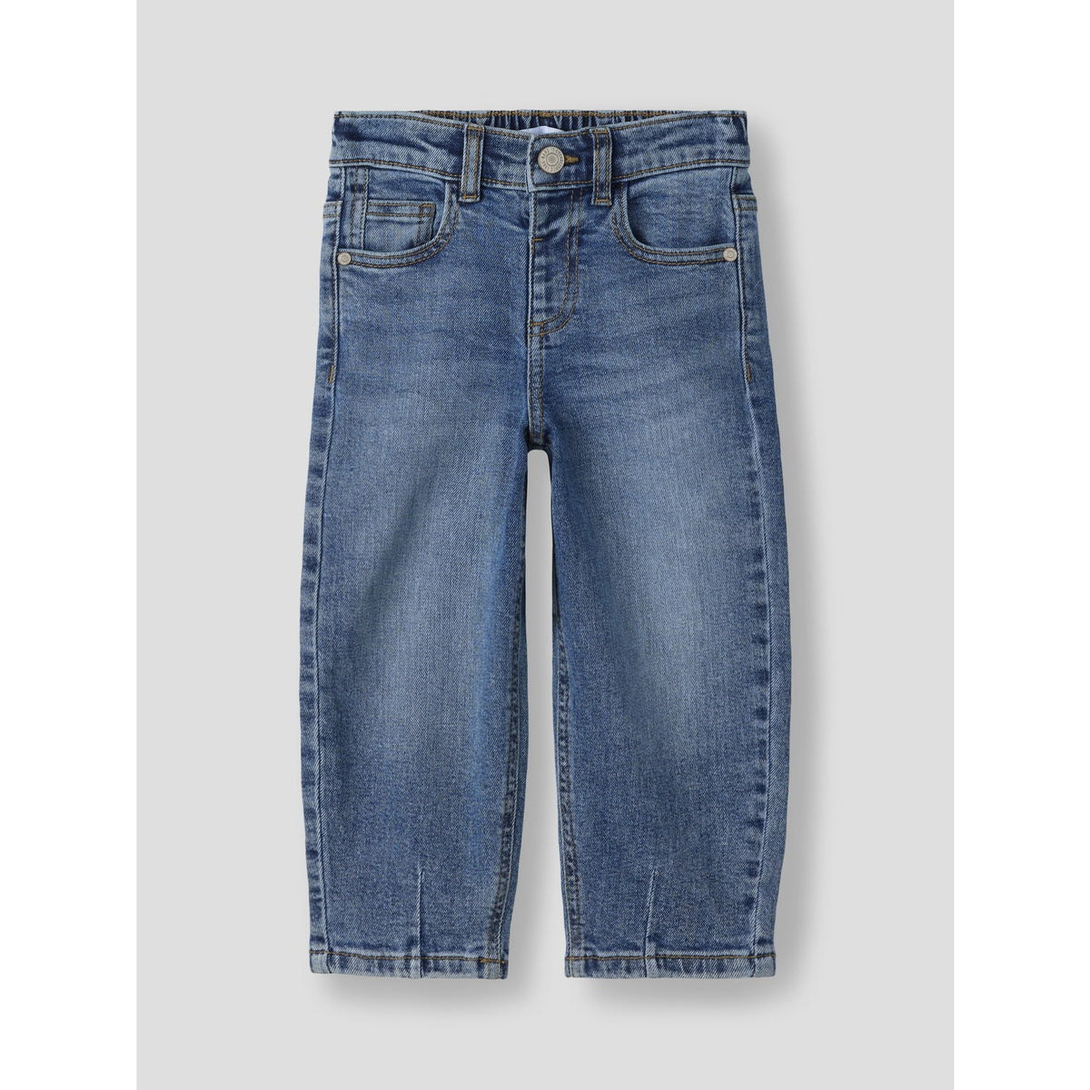 Name It Medium Blue Denim Nmfbella Barrel Jeans 3008-Bc Bf