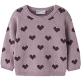 Name It Mauve Shadows Hearts In Catawba Grape Nbfoana Ls Strik Æske