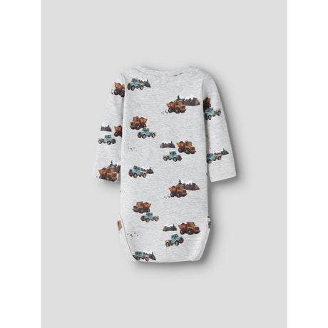Name It Light Grey Melange Nbmozias Ls Slim Body Bf
