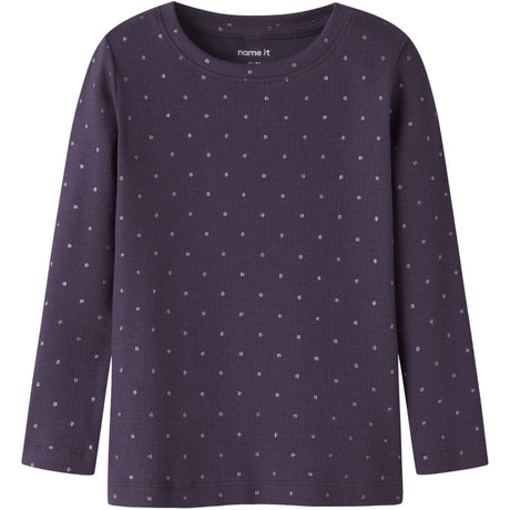 Name It Navy Cosmos Nmfodele Ls Slim Top Bf