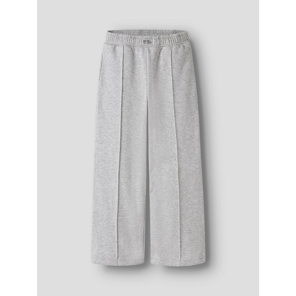 Name It Light Grey Melange Nkfoda Nreg Wide Swe Bukser Bru Bf