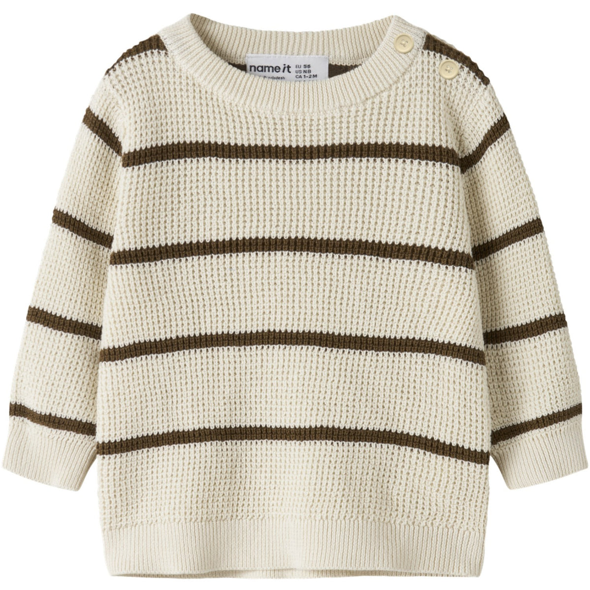 Name It Birch Sepia Nbmobob Ls Strik