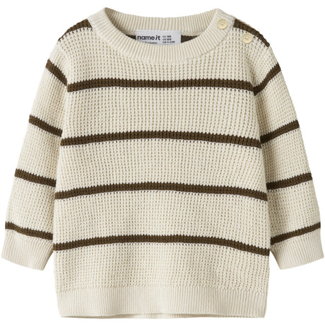 Name It Birch Sepia Nbmobob Ls Strik