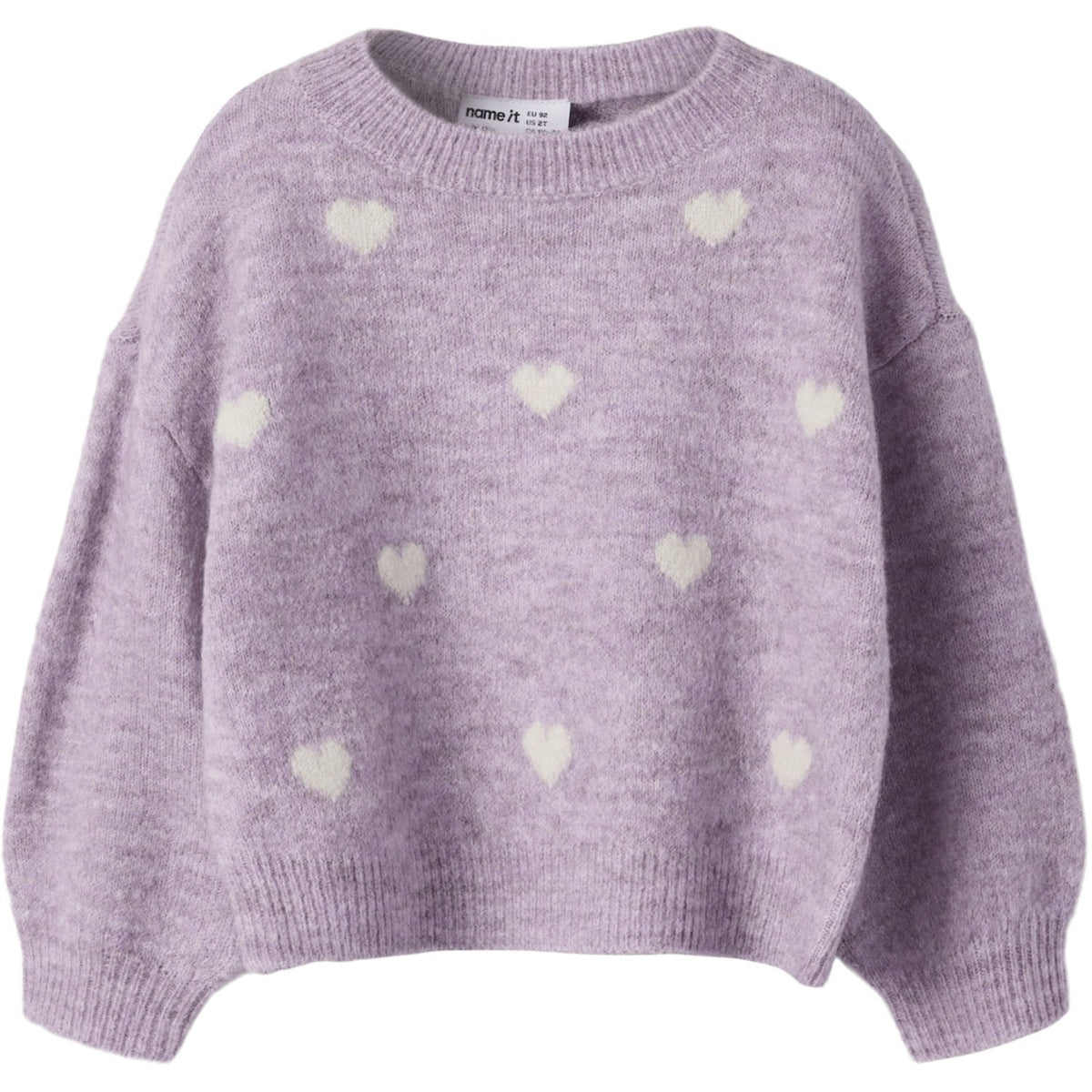 Name It Mauve Shadows Birch Hearts Nmfogusse Ls Strik