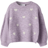 Name It Mauve Shadows Birch Hearts Nmfogusse Ls Strik