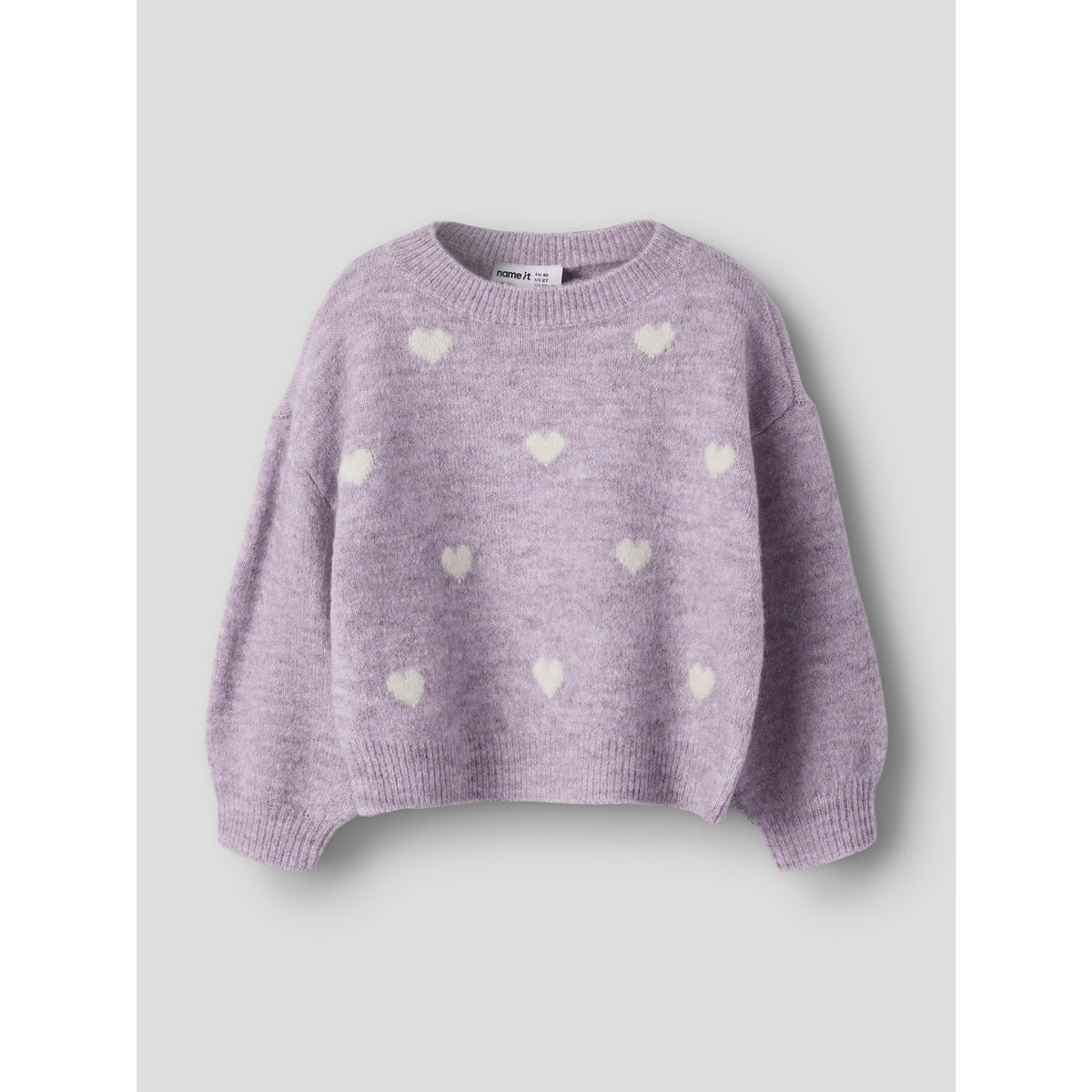 Name It Mauve Shadows Birch Hearts Nmfogusse Ls Strik