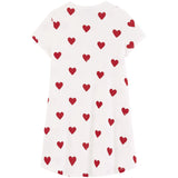 Petit Bateau Hearts Kortærmet Kjole