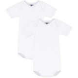 Petit Bateau White Kortærmet Body 2-Pak
