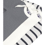 Petit Bateau Navy/White Langærmet Body 3-Pak