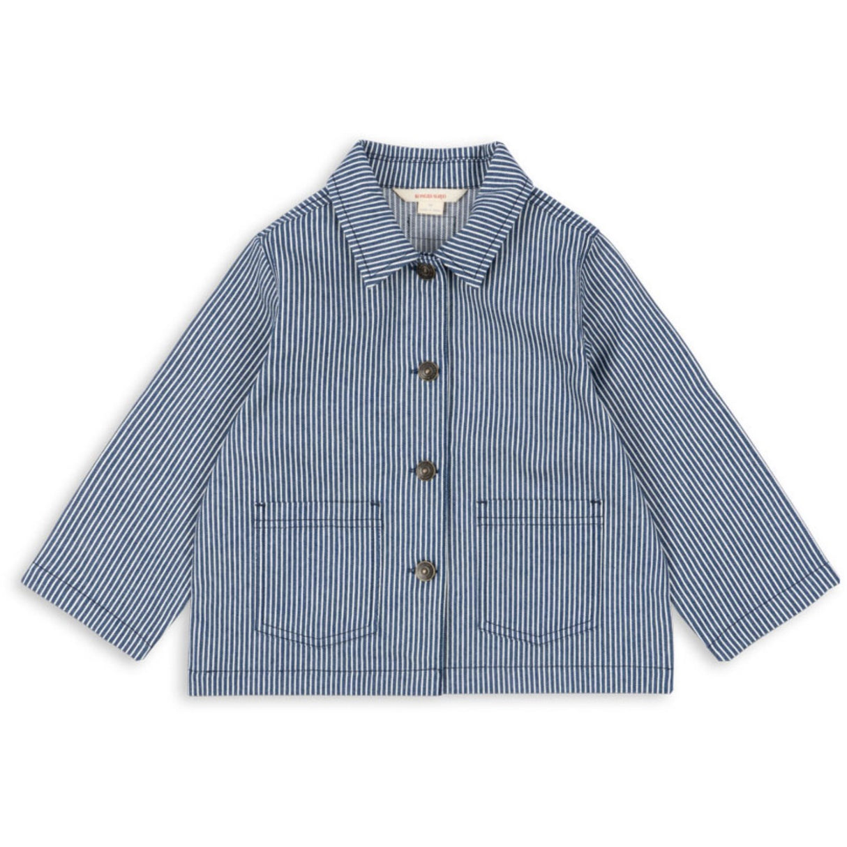 Konges Sløjd Blue Stripe Luc Skjorte Jakke Gots