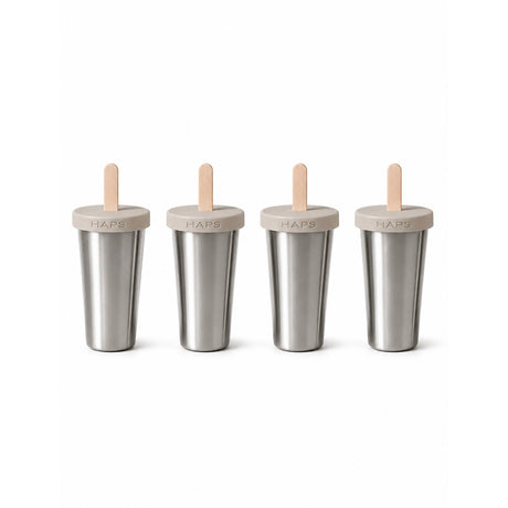Haps Nordic Oyster Grey Ice Lolly Makers 4-Pak