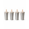 Haps Nordic Oyster Grey Ice Lolly Makers 4-Pak