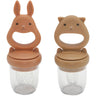 Konges Sløjd Almond/Terracotta Silikone Fruit Feeding Sut