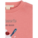 Konges Sløjd Peach Blossom Lou Paliet Sweatshirt Gots