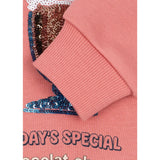 Konges Sløjd Peach Blossom Lou Paliet Sweatshirt Gots