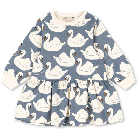 Konges Sløjd Swan Loupy Print Sweat Kjole Gots