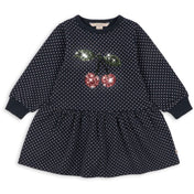 Konges Sløjd Dot Tout Petite Lou Dot Paliet Sweat Kjole Gots