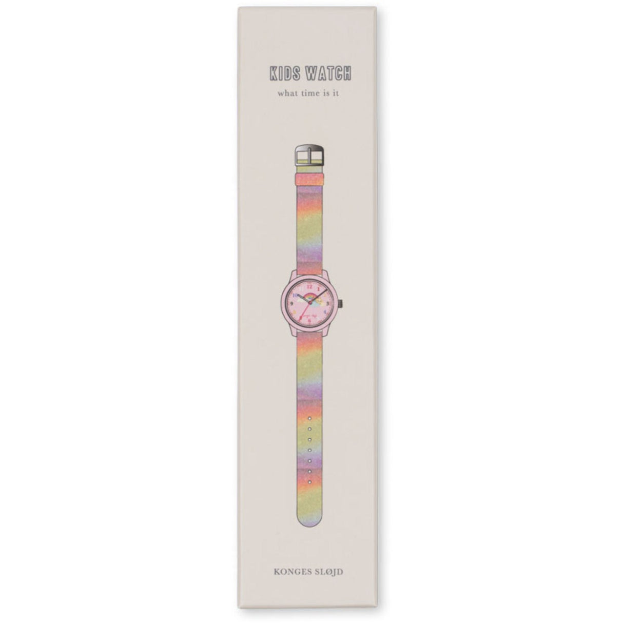 Konges Sløjd Rainbow Glitter Kids Ur Rainbow