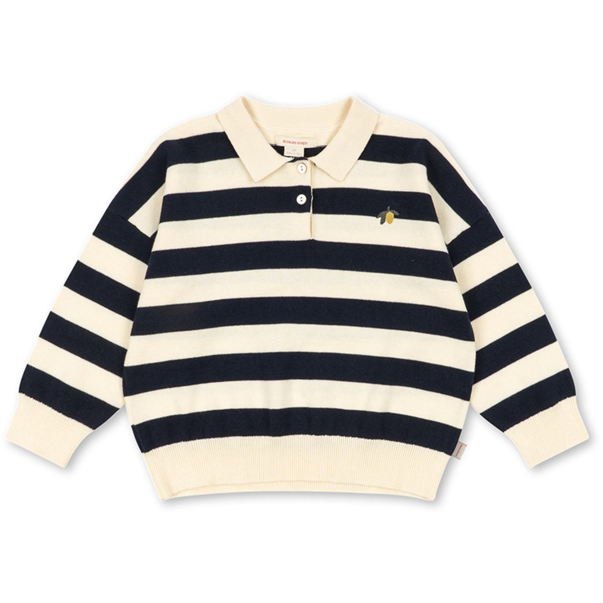 Konges Sløjd Navy Stripe Manis Strik Polo