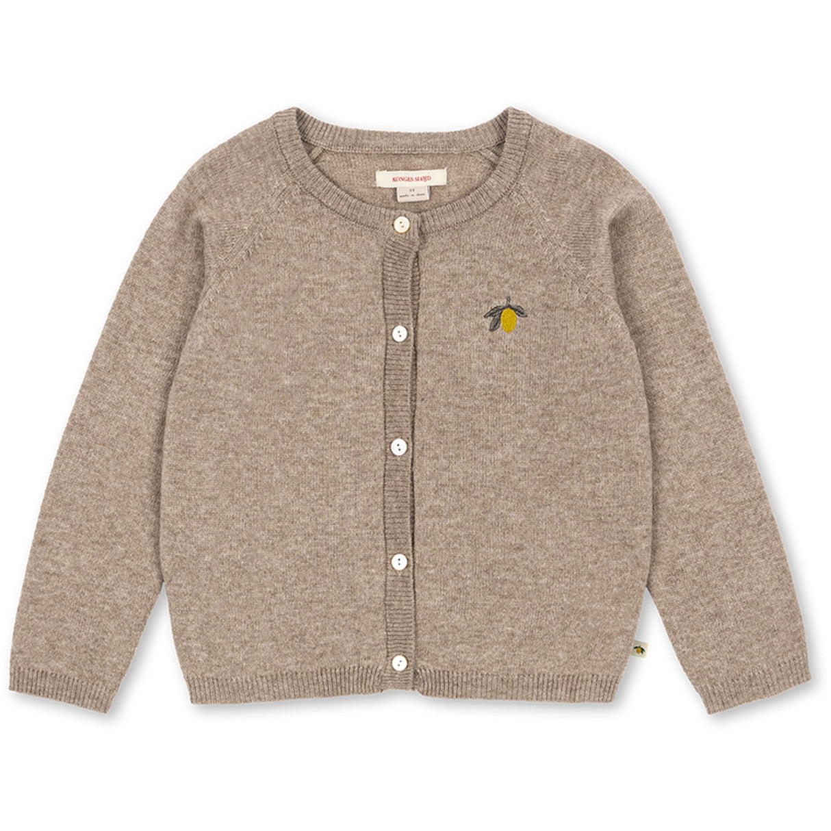 Konges Sløjd Light Brown Mattou Strik Cardigan