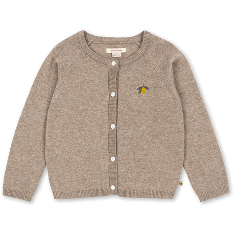 Konges Sløjd Light Brown Mattou Strik Cardigan