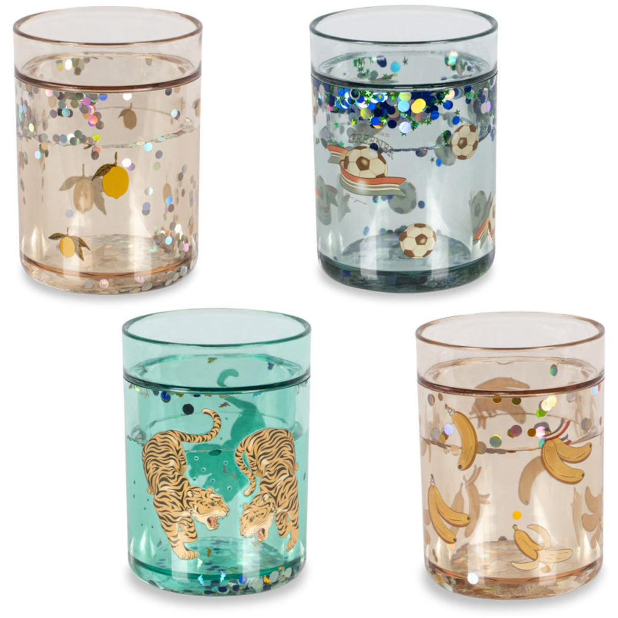Konges Sløjd Multi 4 Pak Glitter Kopper
