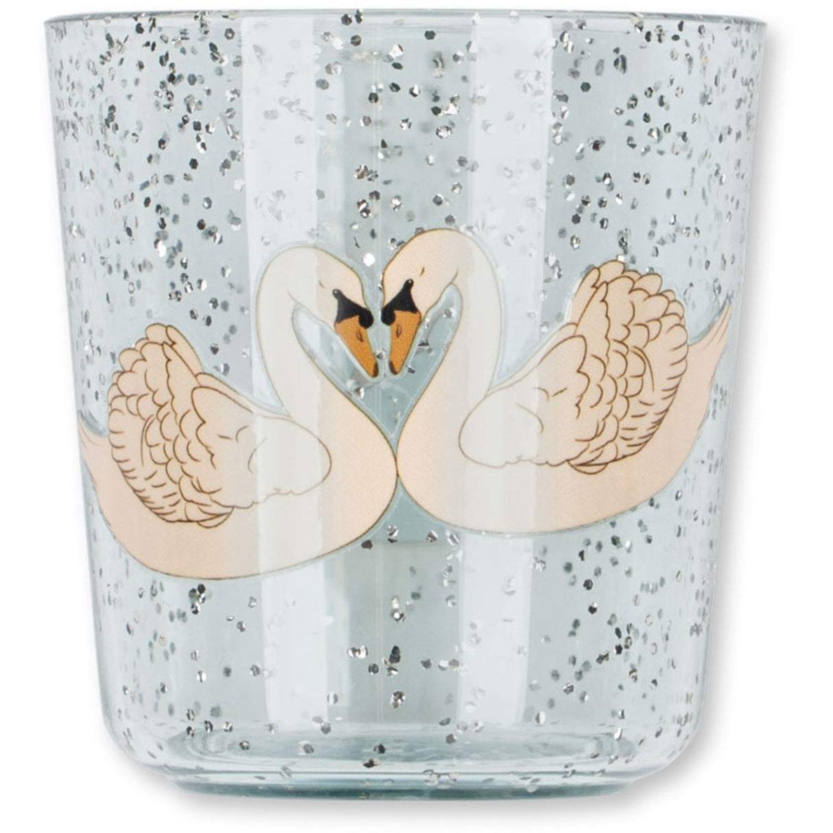 Konges Sløjd Swan Blue Sparkly Dinner Sæt