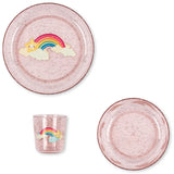 Konges Sløjd Rainbow Sparkly Dinner Sæt